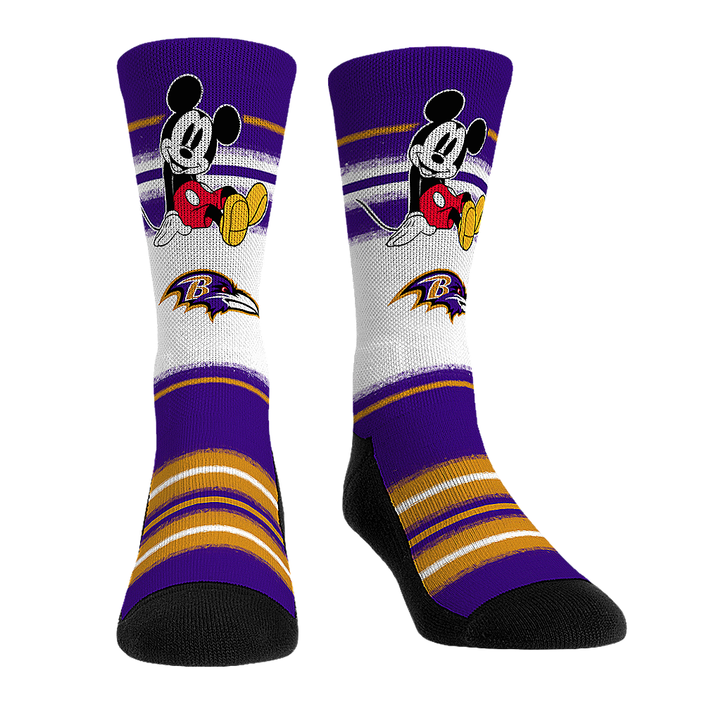 Baltimore Ravens - Disney  - Sit Stripe | Rock 'Em Socks