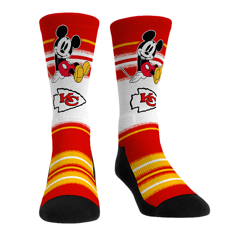 Kansas City Chiefs - Disney  - Sit Stripe | Rock 'Em Socks 1
