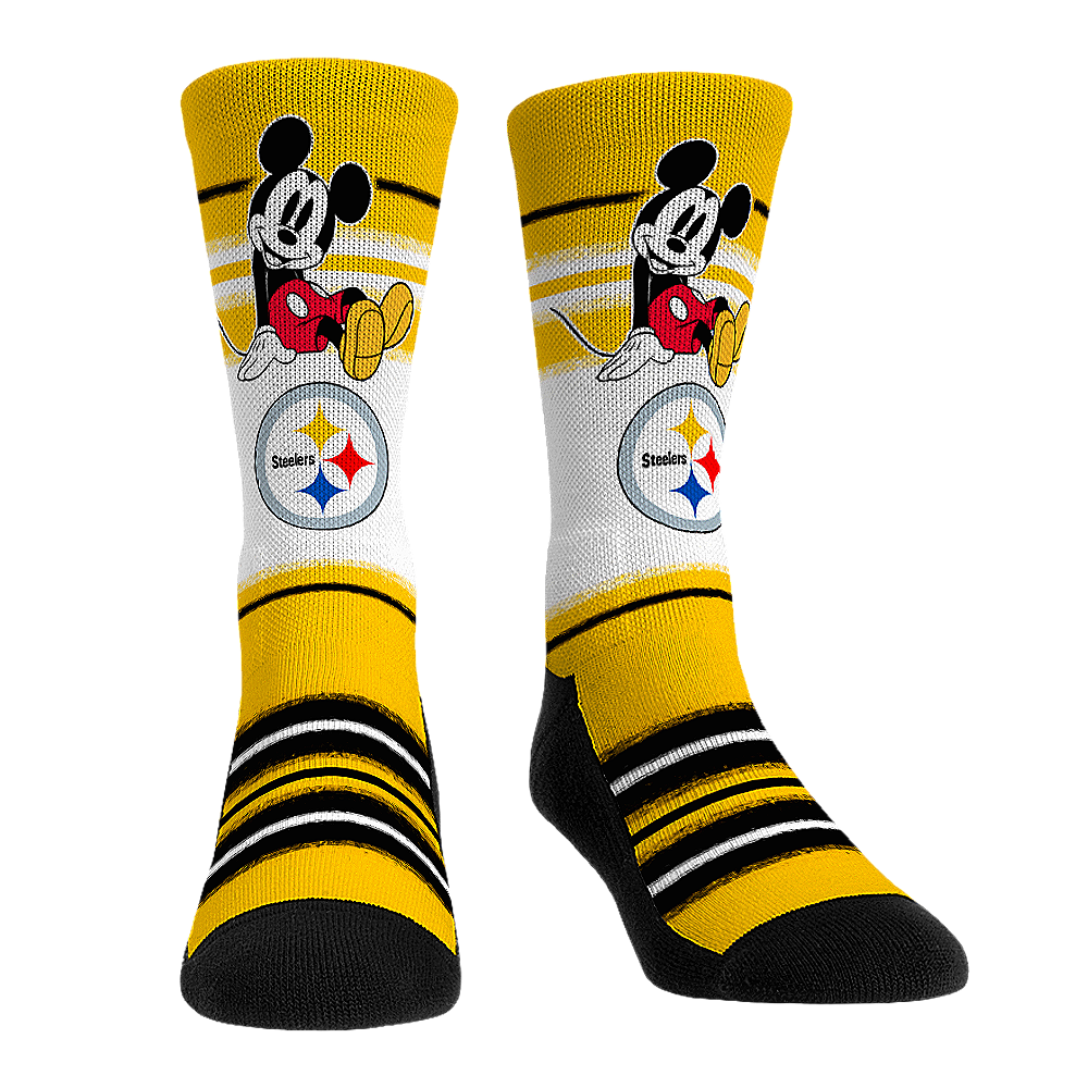 Pittsburgh Steelers - Disney  - Sit Stripe | Rock 'Em Socks 1
