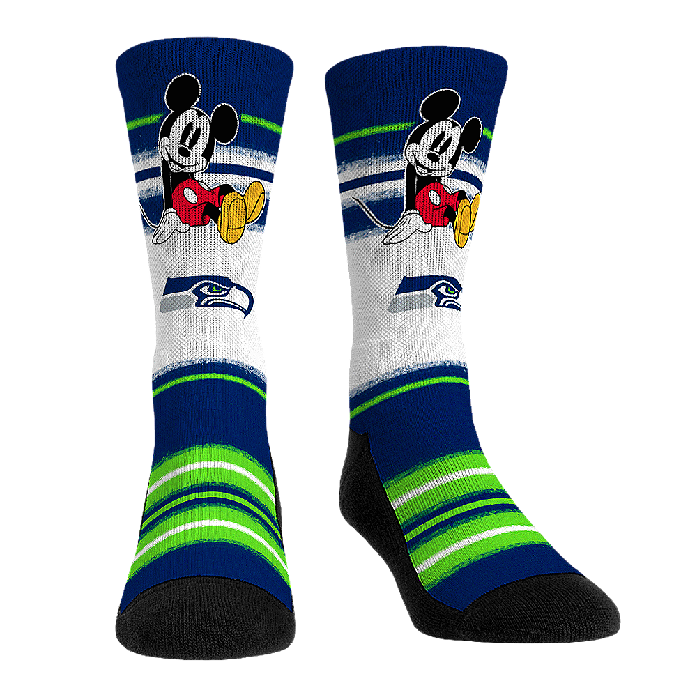 Seattle Seahawks - Disney  - Sit Stripe | Rock 'Em Socks 1