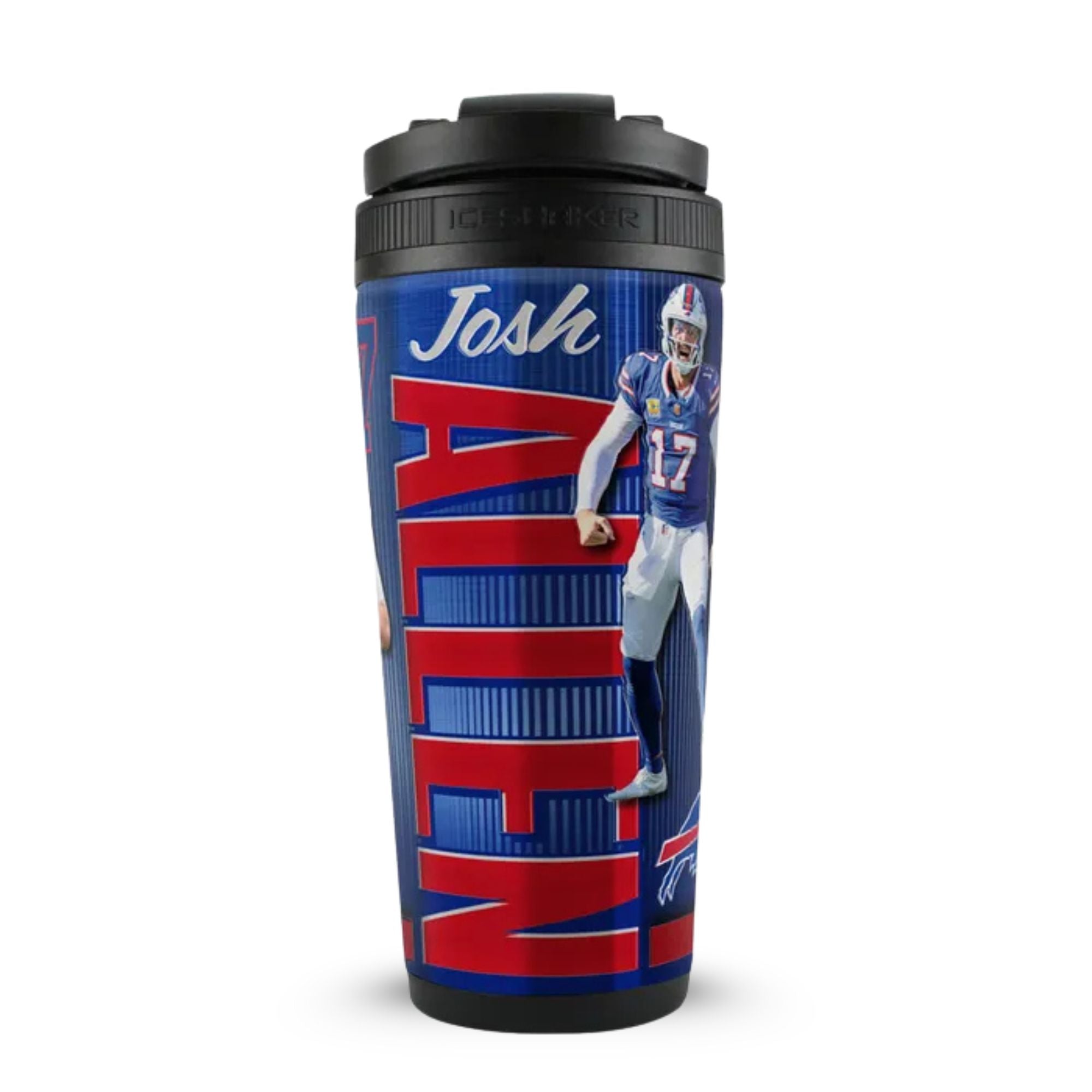 Official Josh Allen Buffalo Bills 4D 26oz Ice Shaker 3