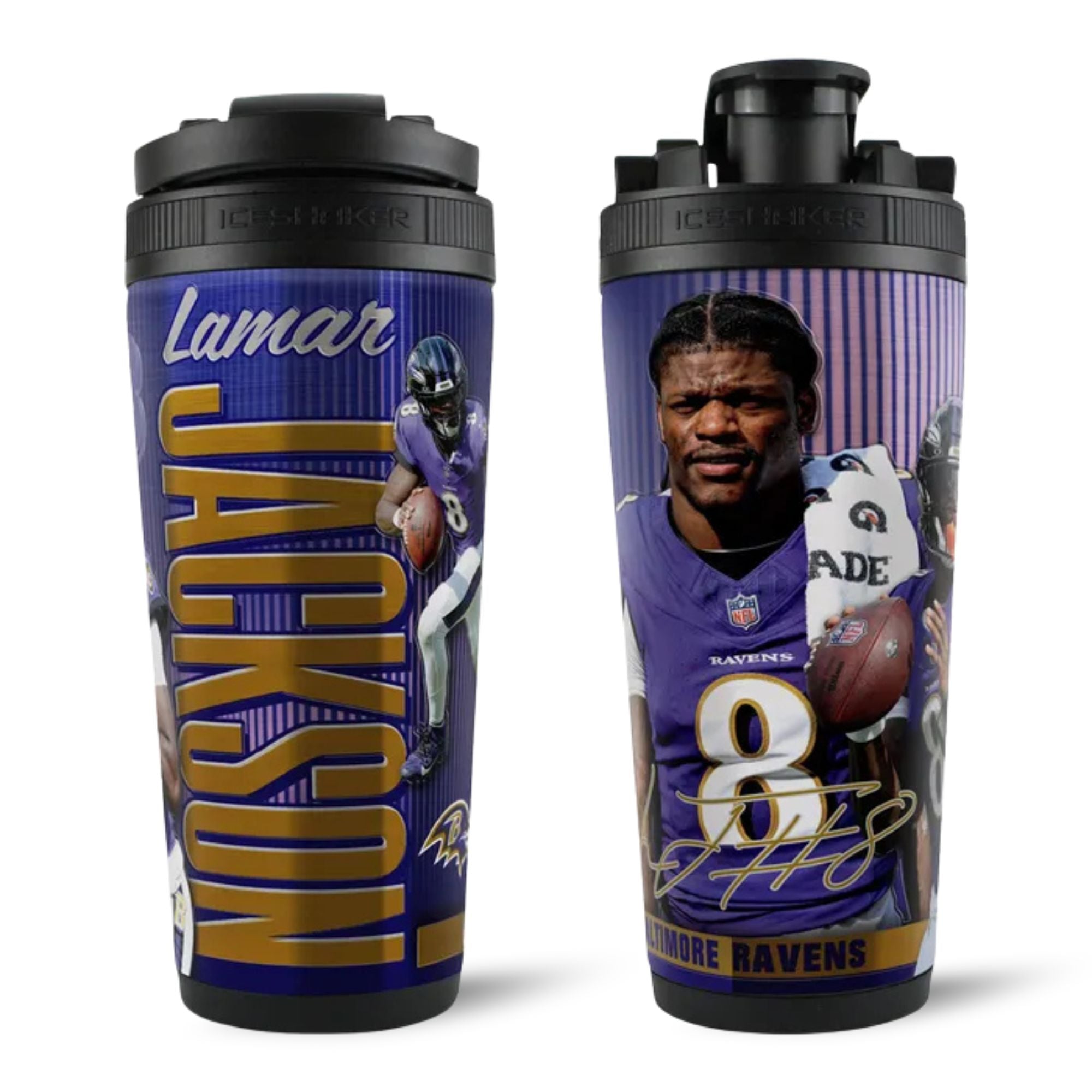 Officially Licensed Baltimore Ravens 26oz Ice Shaker 18