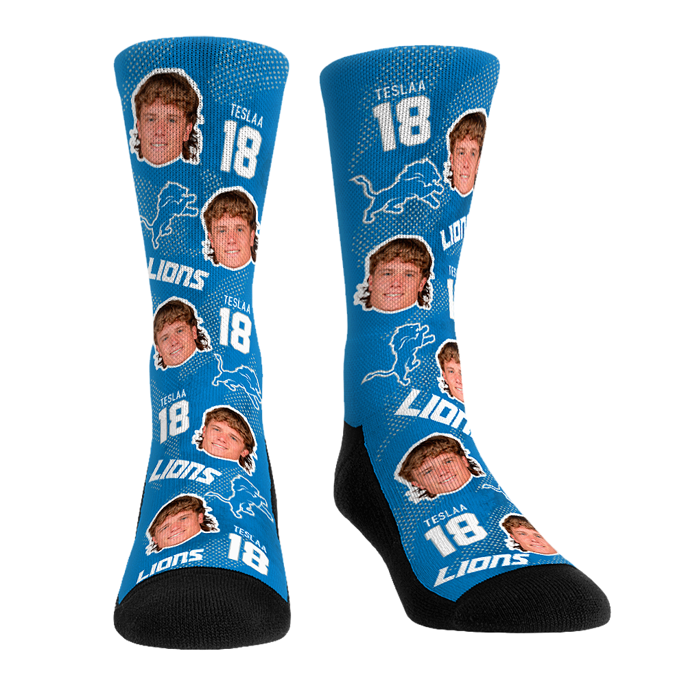 Isaac TeSlaa - Detroit Lions - Football Guy | Rock 'Em Socks 1