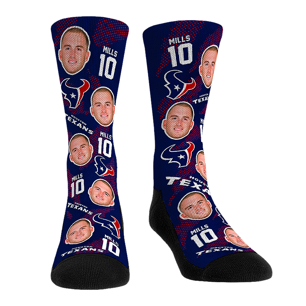 Davis Mills - Houston Texans  - Football Guy | Rock 'Em Socks