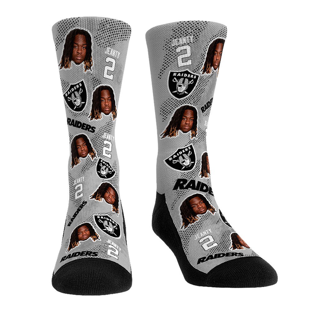 Ashton Jeanty - Las Vegas Raiders - Football Guy All-Over | Rock 'Em Socks