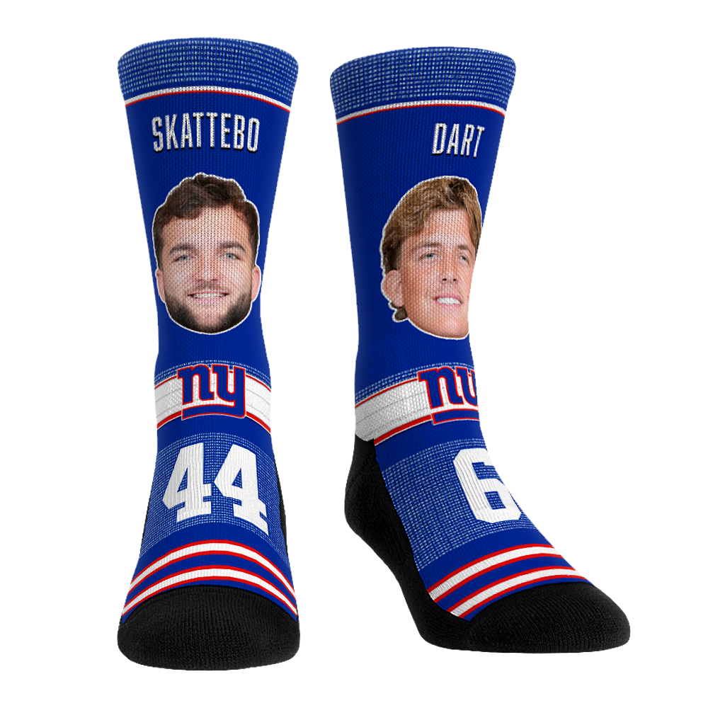 Cam Skattebo & Jaxson Dart - New York Giants - Teammates | Rock 'Em Socks 1