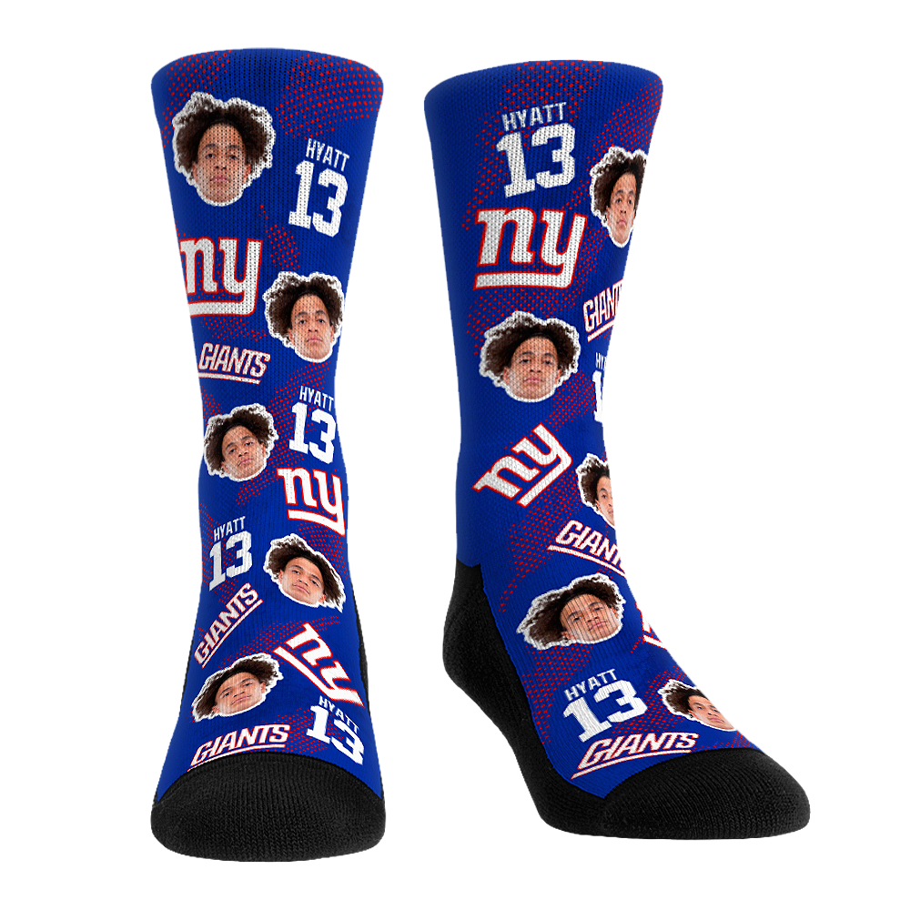 Jalin Hyatt - New York Giants - Football Guy | Rock 'Em Socks 1