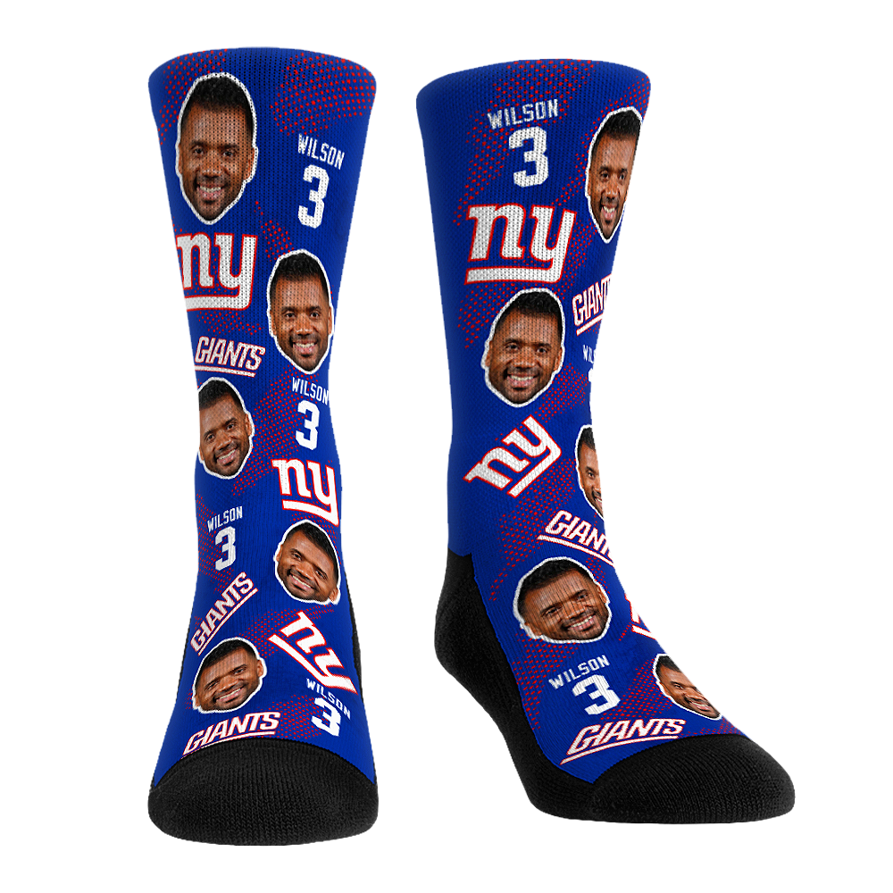 Russell Wilson - New York Giants - Football Guy | Rock 'Em Socks 1