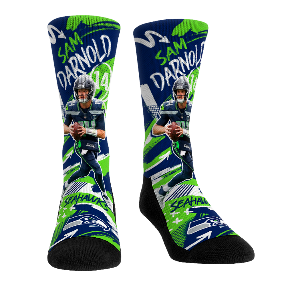 Sam Darnold - Seattle Seahawks  - Playmaker | Rock 'Em Socks