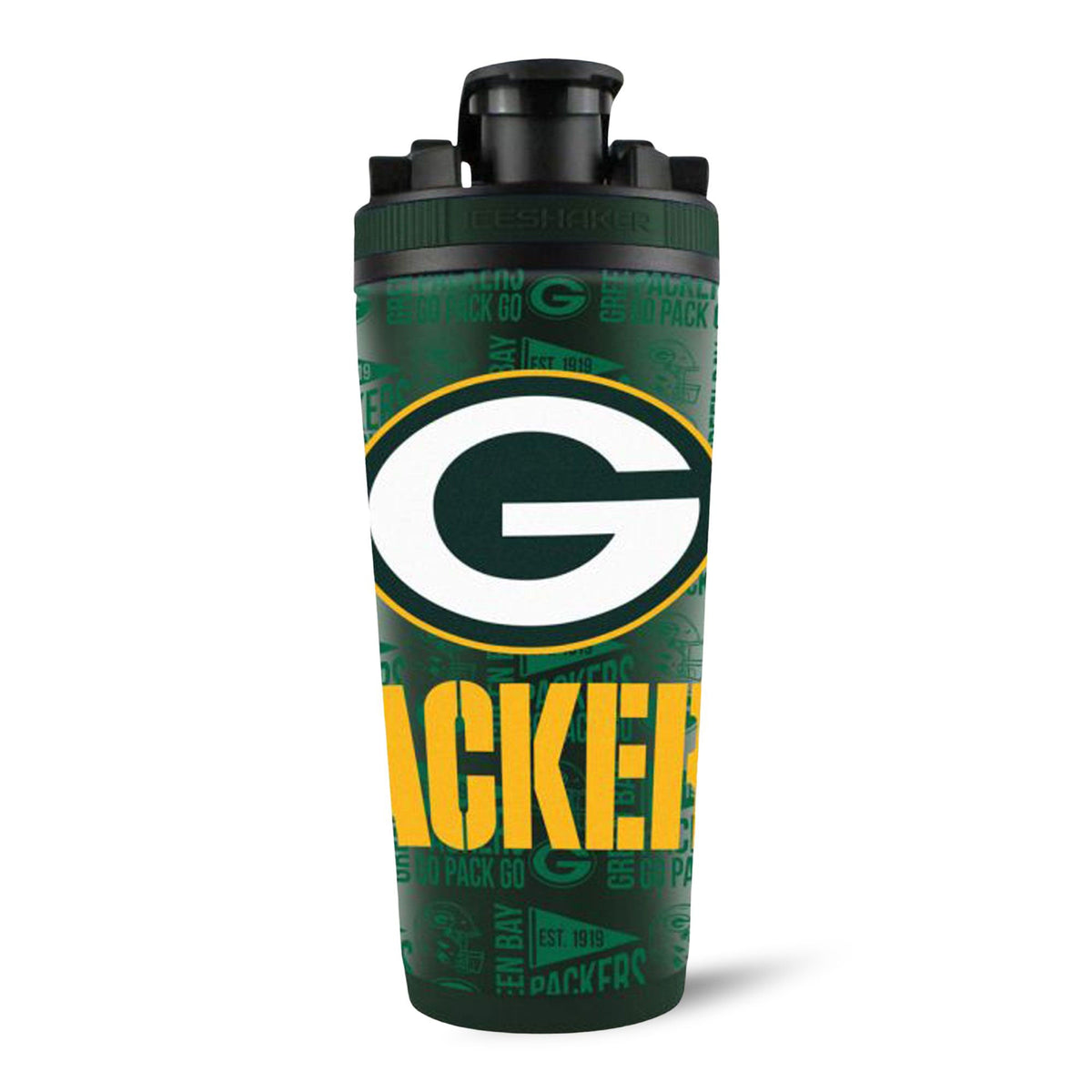 Officially Licensed Green Bay Packers 26oz Ice Shaker 16