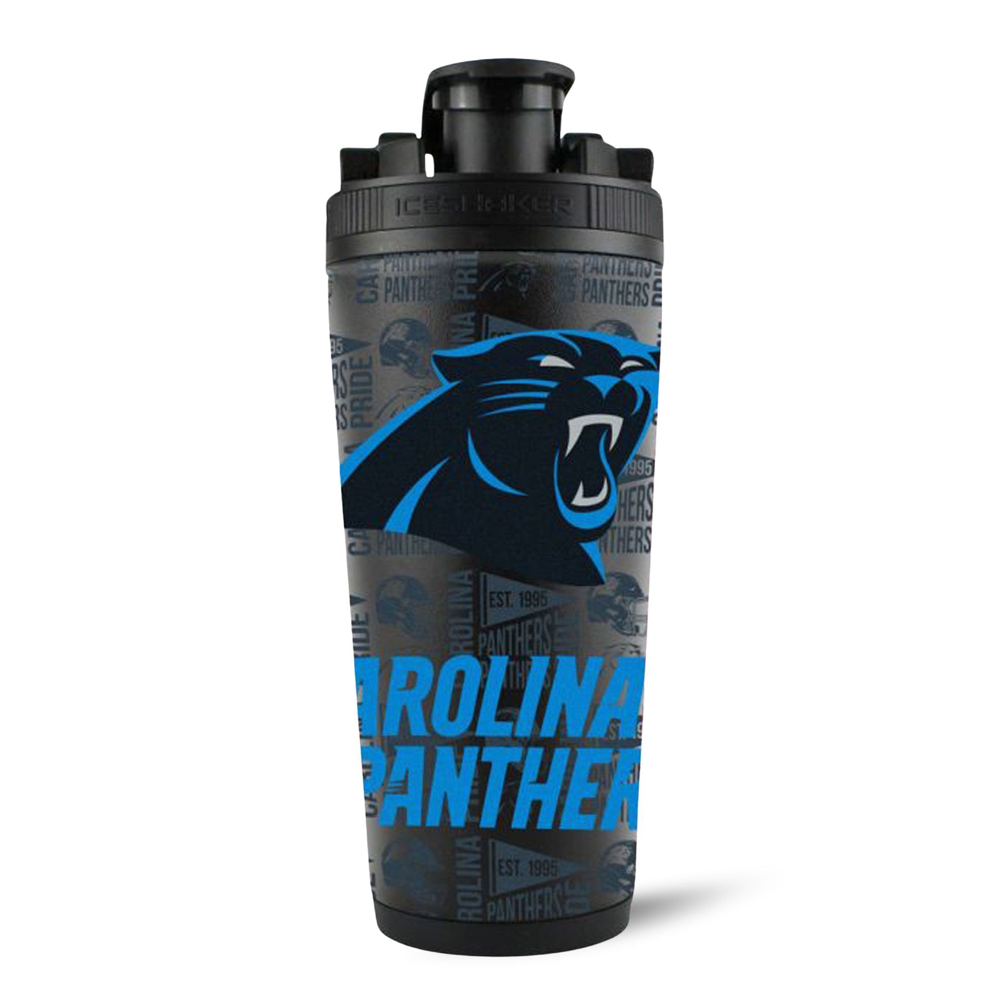 Officially Licensed Carolina Panthers 26oz Ice Shaker 16