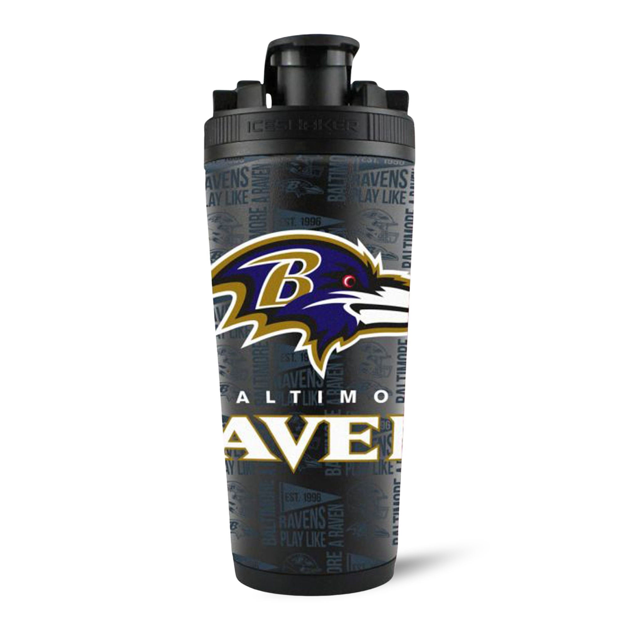 Officially Licensed Baltimore Ravens 26oz Ice Shaker 16