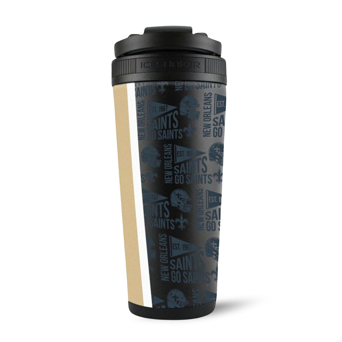 Officially Licensed New Orleans Saints 26oz Ice Shaker 17