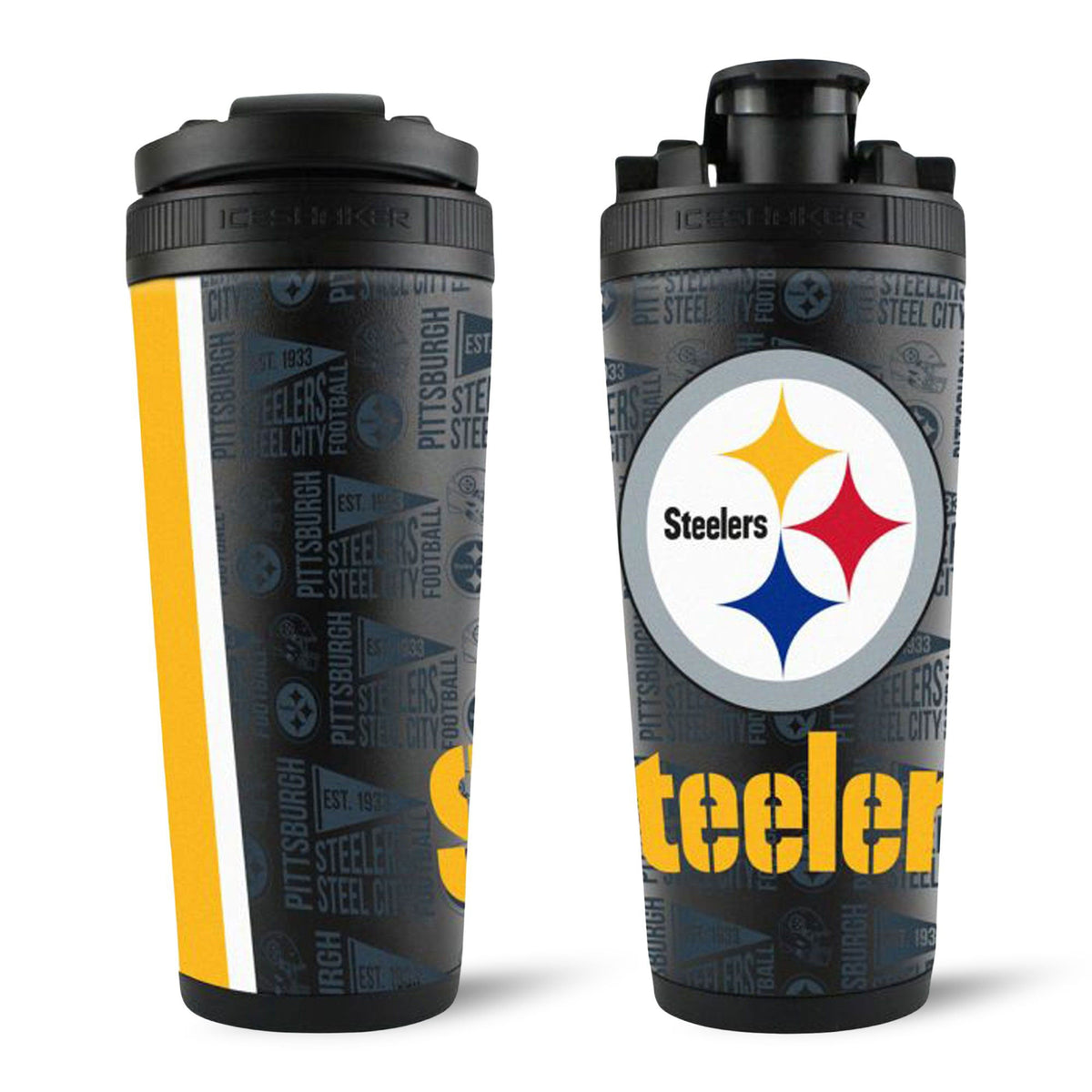 Officially Licensed Pittsburgh Steelers 26oz Ice Shaker 15