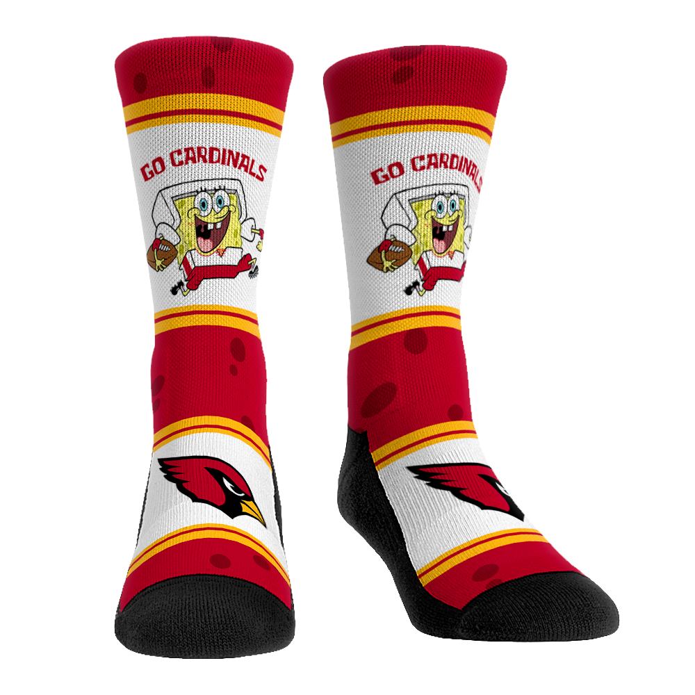 Arizona Cardinals - SpongeBob SquarePants  - Team Up | Rock 'Em Socks
