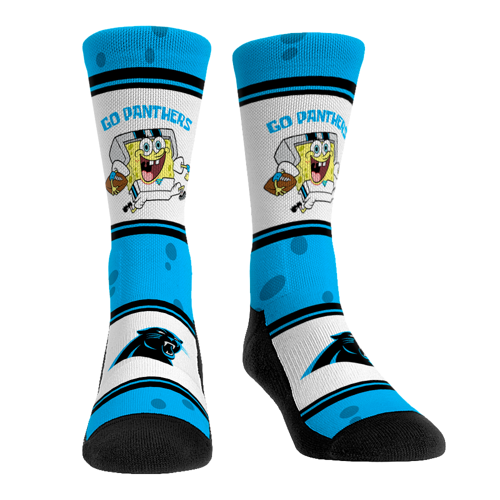 Carolina Panthers - SpongeBob SquarePants  - Team Up | Rock 'Em Socks 1