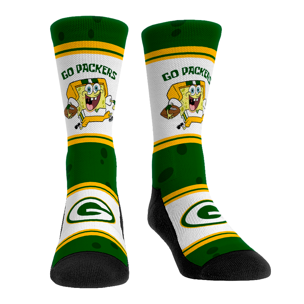Green Bay Packers - SpongeBob SquarePants  - Team Up | Rock 'Em Socks 1