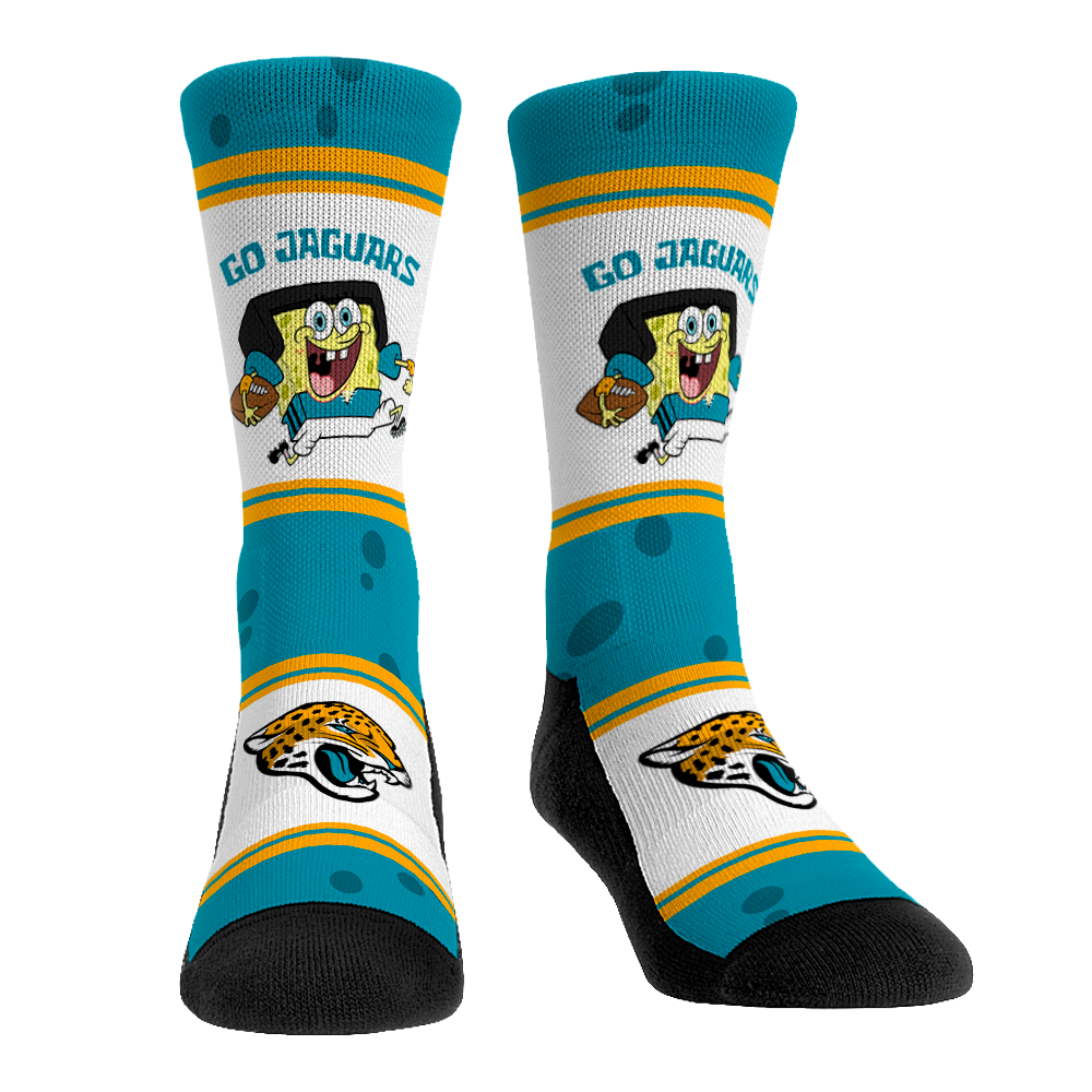Jacksonville Jaguars - SpongeBob SquarePants  - Team Up | Rock 'Em Socks 1