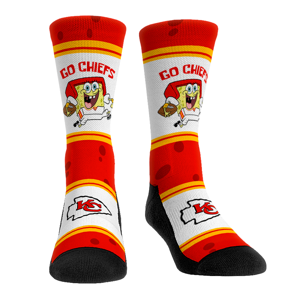 Kansas City Chiefs - SpongeBob SquarePants  - Team Up | Rock 'Em Socks