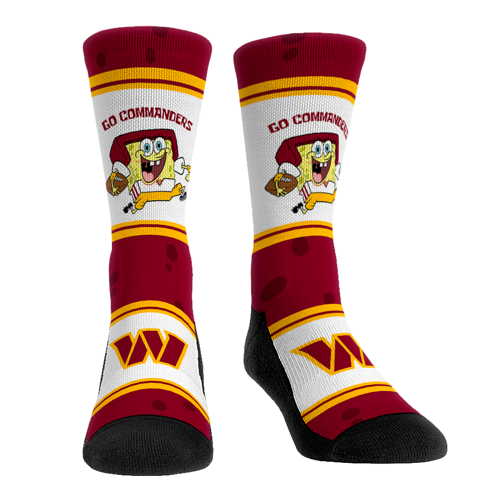 Washington Commanders - SpongeBob SquarePants  - Team Up | Rock 'Em Socks