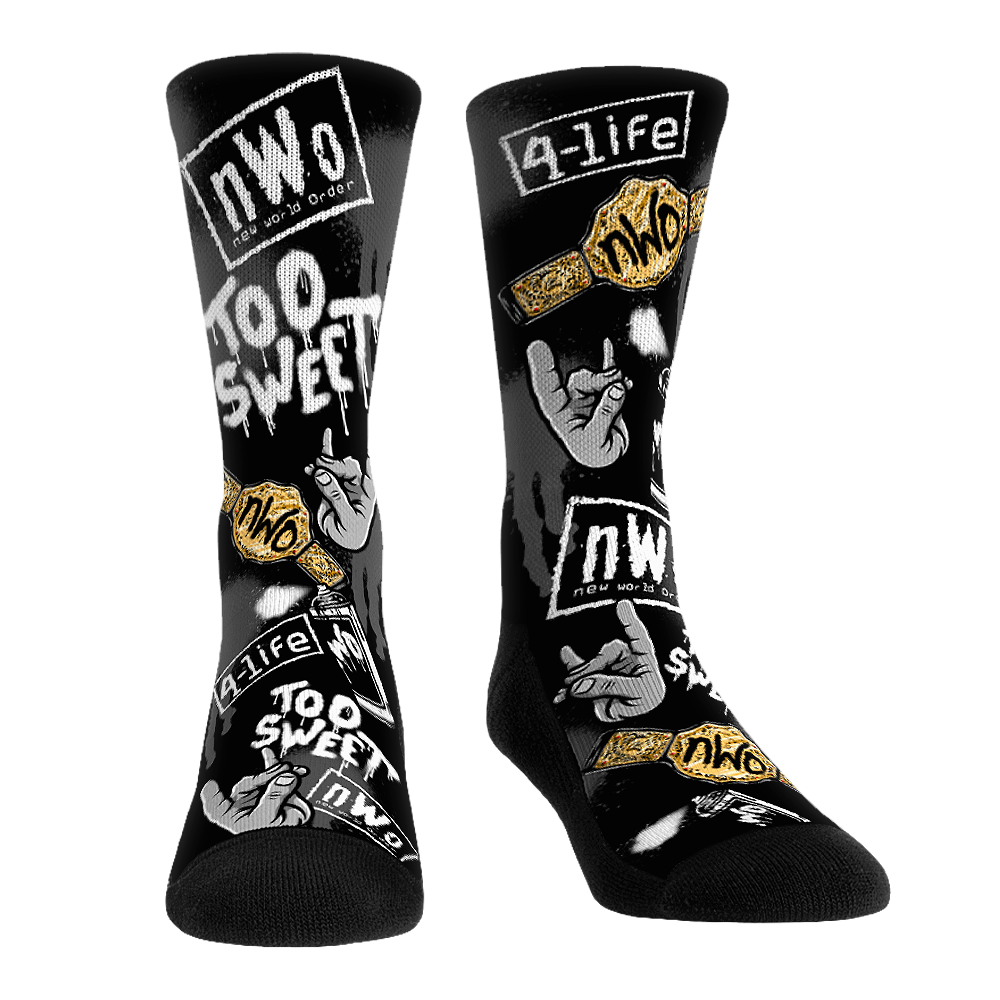 nWo - All-Over | Rock 'Em Socks 1