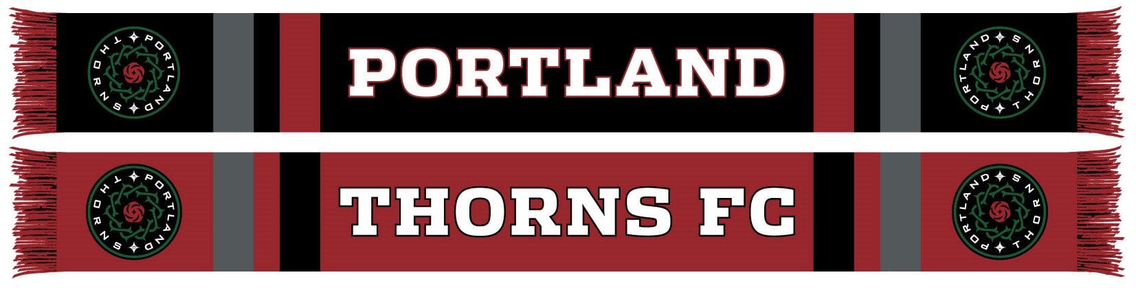 PORTLAND THORNS FC SCARF - Essentials (HD Knit) 1