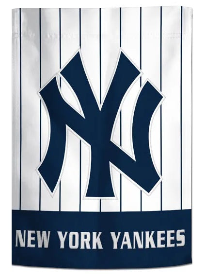 NY Yankees Embroidered Garden Flag 2 Sided