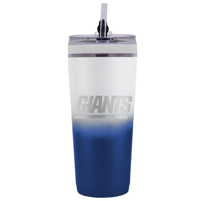 New York Giants 26 oz Stainless Steel Ice Shaker Bottle 1