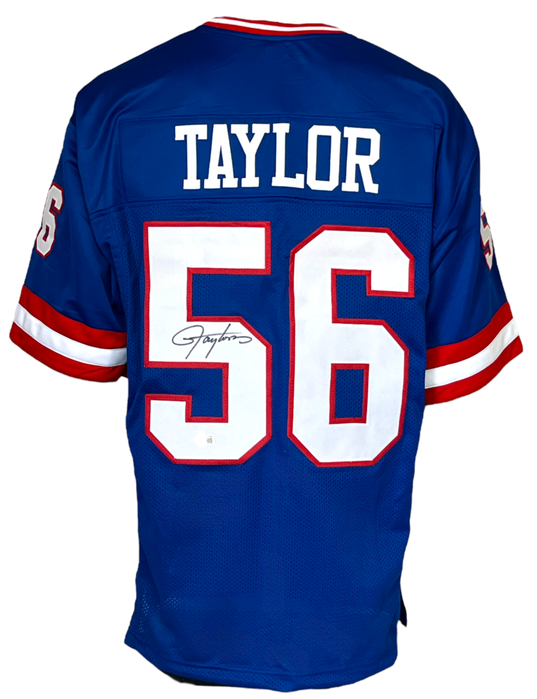 Lawrence Taylor New York Giants Autographed Royal Blue Football Jersey 1