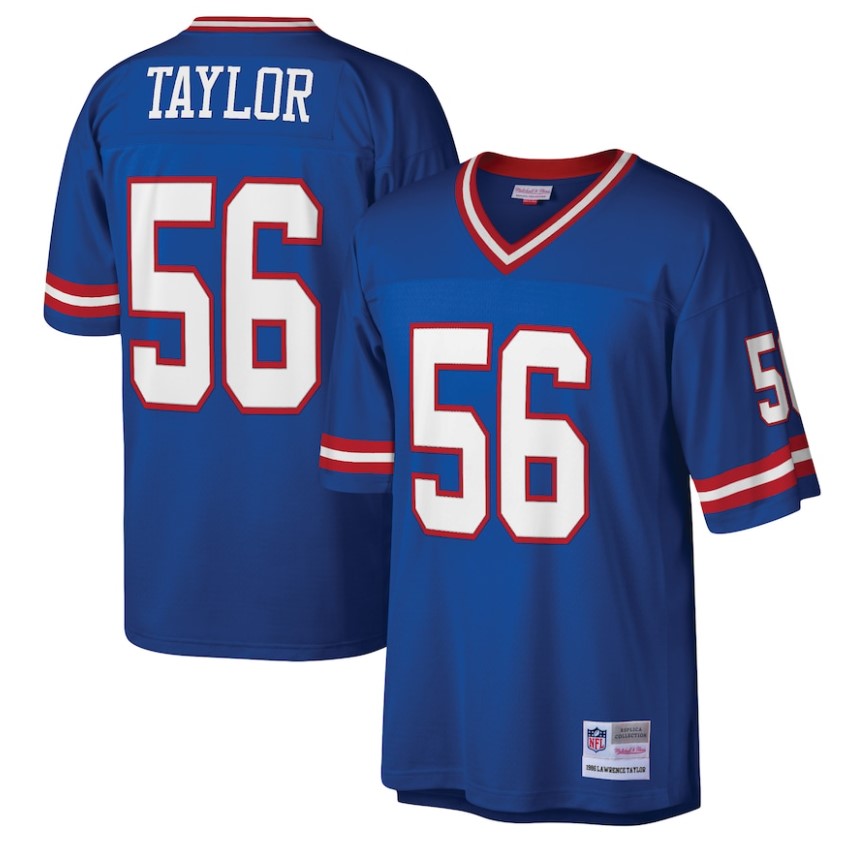 Lawrence Taylor New York Giants Mitchell & Ness 1986 Legacy Jersey - Royal Blue 1