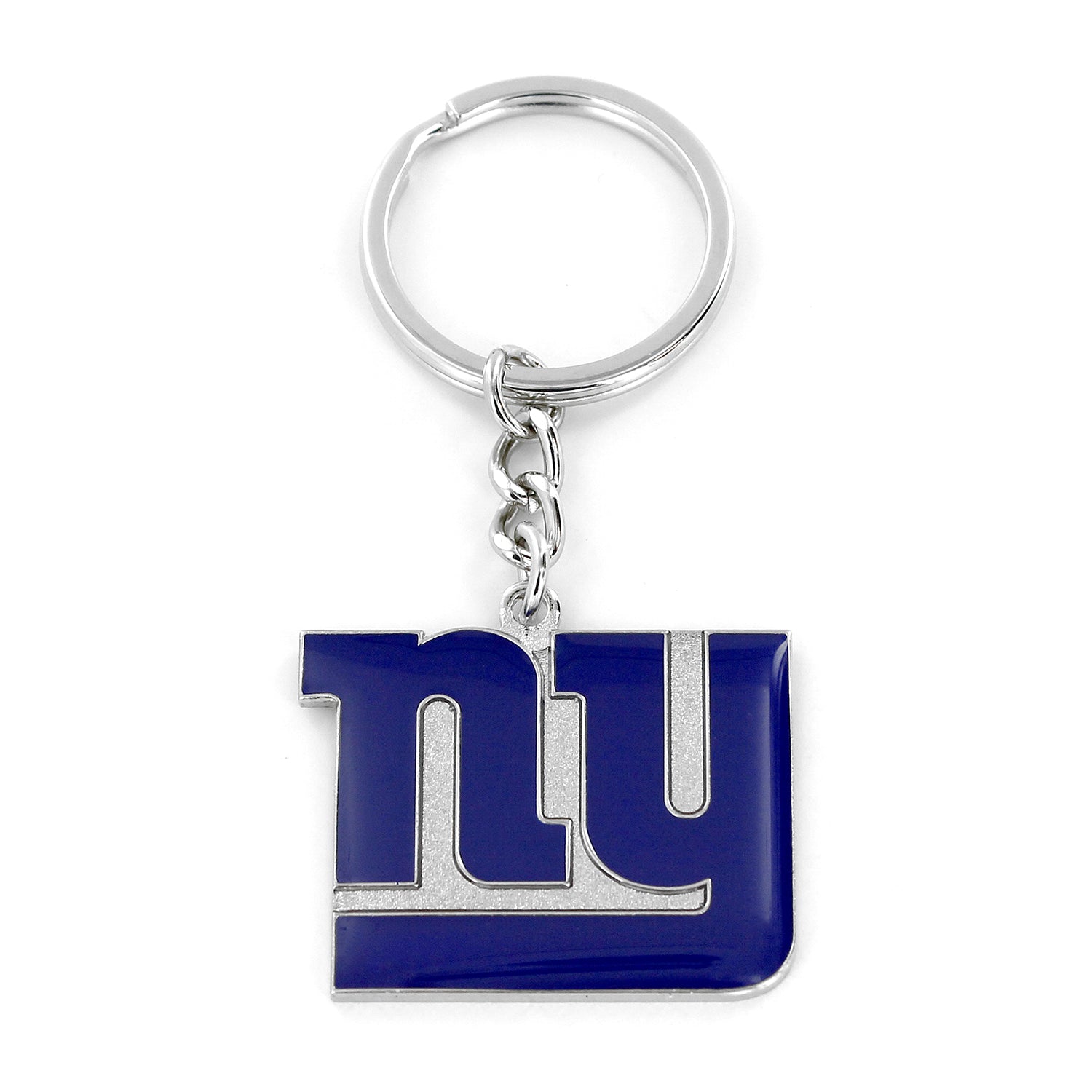 New York Giants Metal Logo Football Keychain 2