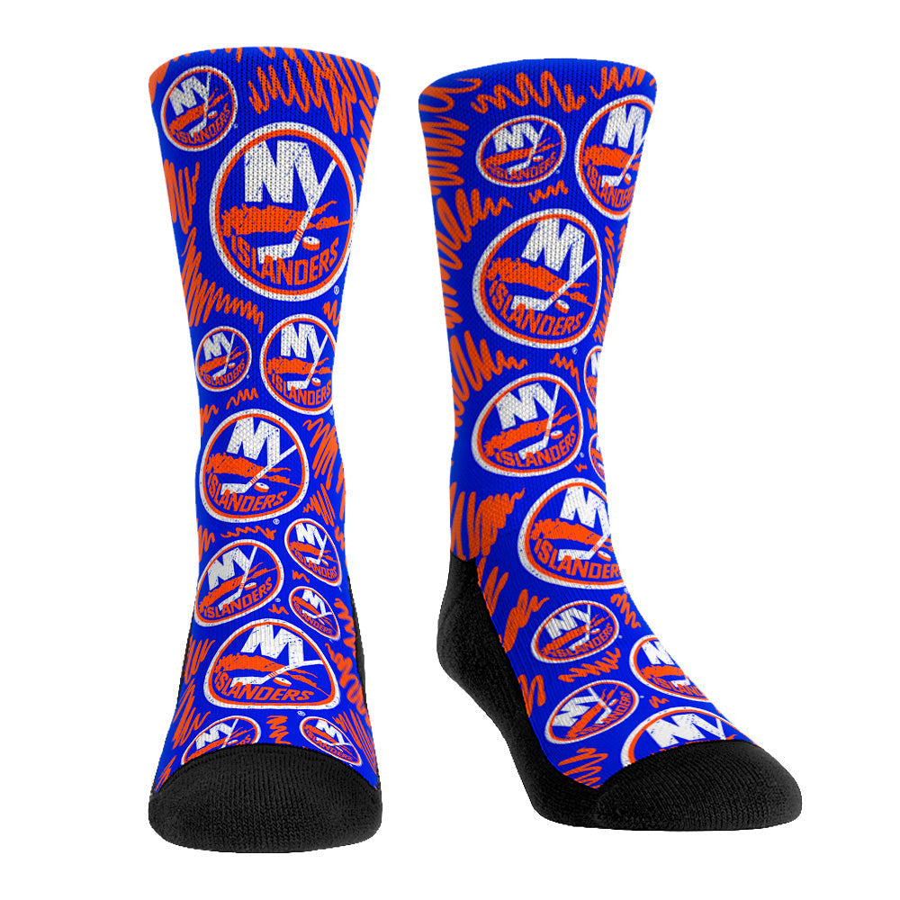 New York Islanders - Logo Sketch | Rock 'Em Socks