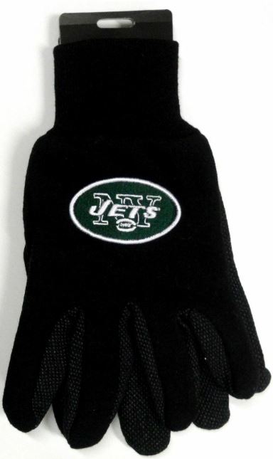 New York Jets Black Texting Gloves 1
