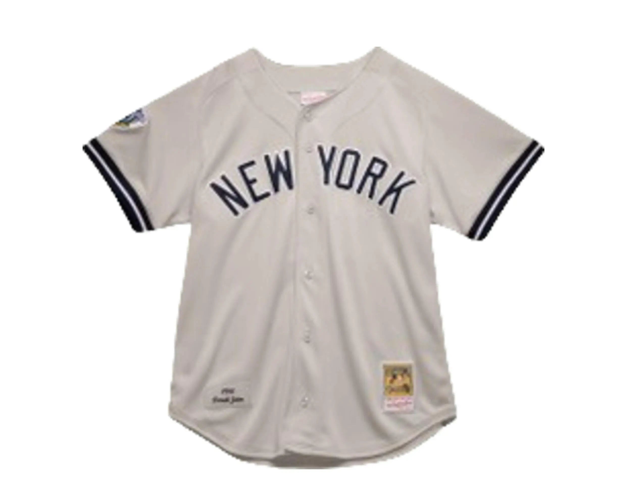 Mitchell & Ness New York Yankees Derek Jeter Authentic Jersey Men Jersey Grey/Navy 1