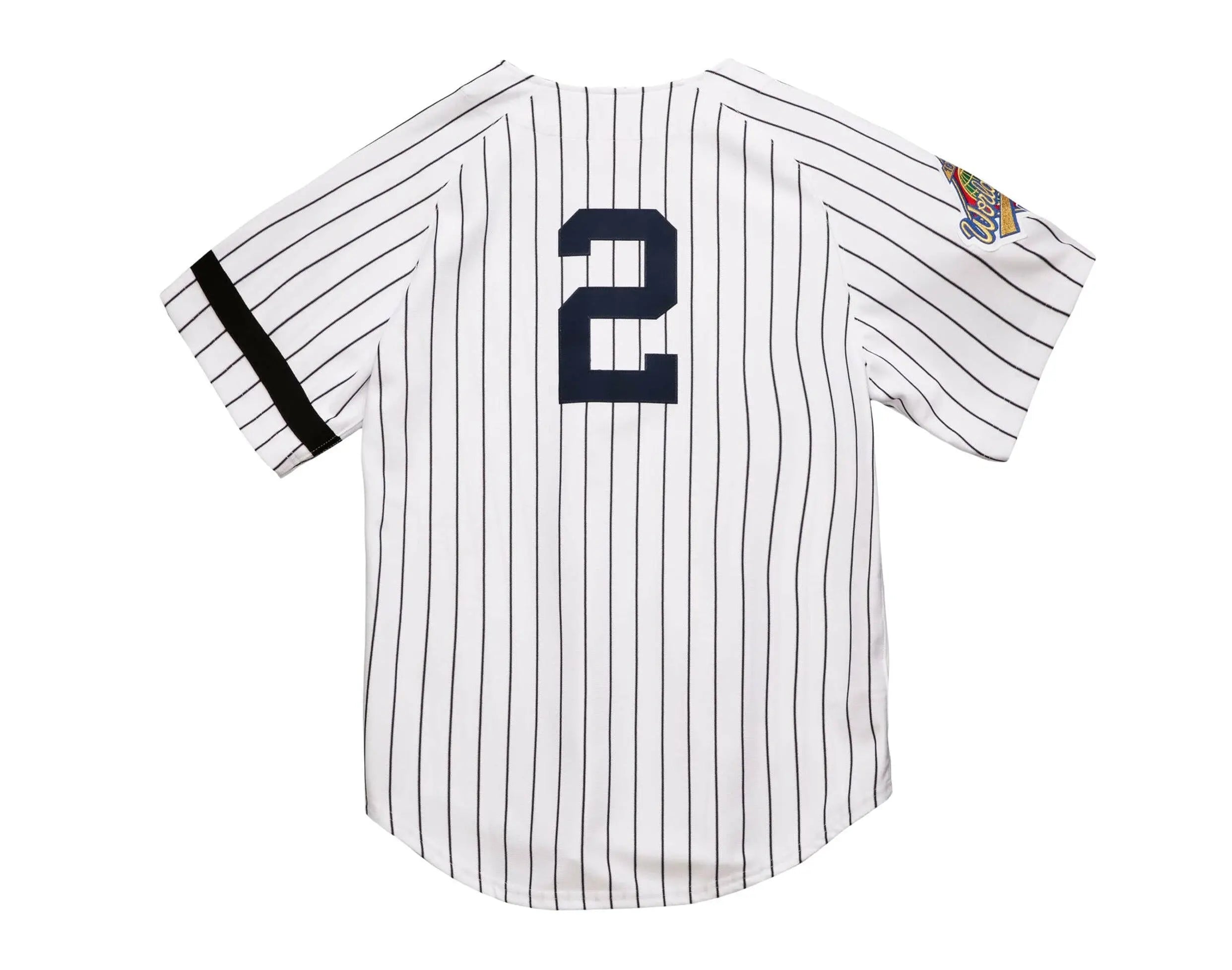 Mitchell & Ness New York Yankees Derek Jeter Authentic Jersey Men Jersey White/Navy Pinstripe 2