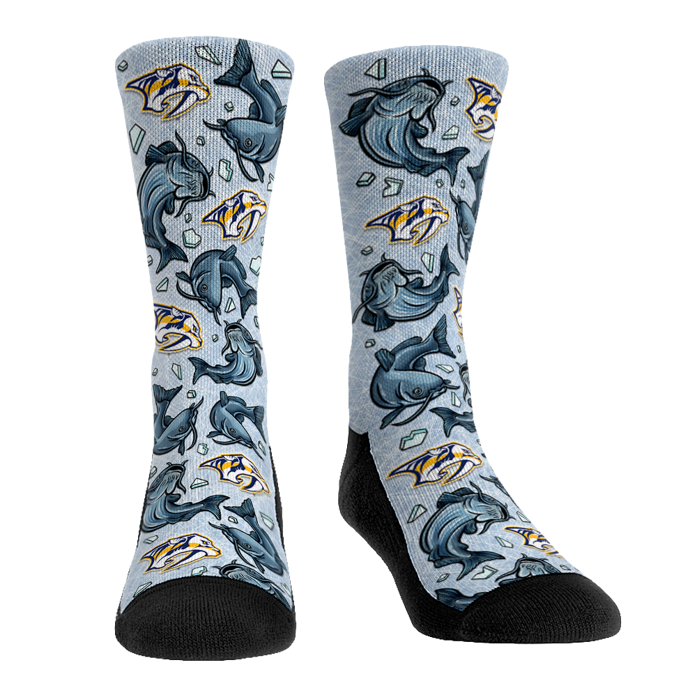 Nashville Predators - Ice Catfish | Rock 'Em Socks