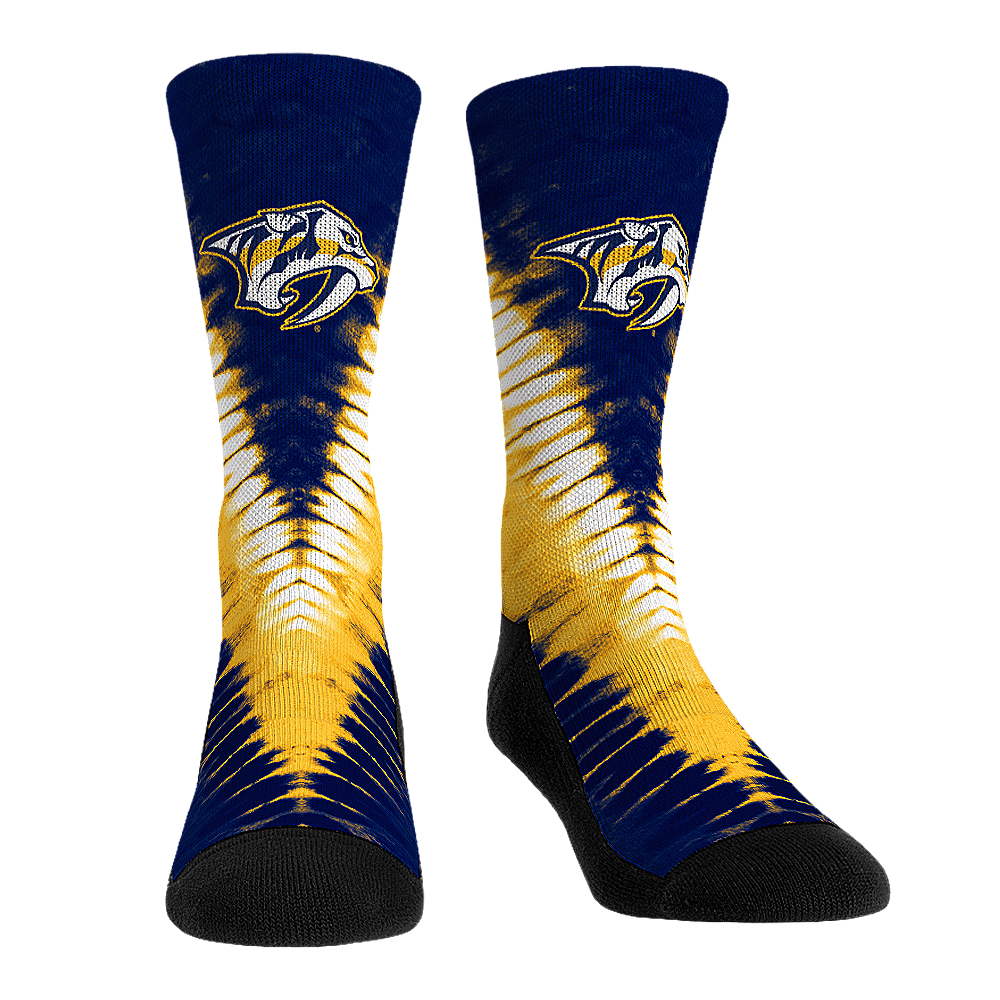 Nashville Predators - V Shape Tie Dye | Rock 'Em Socks