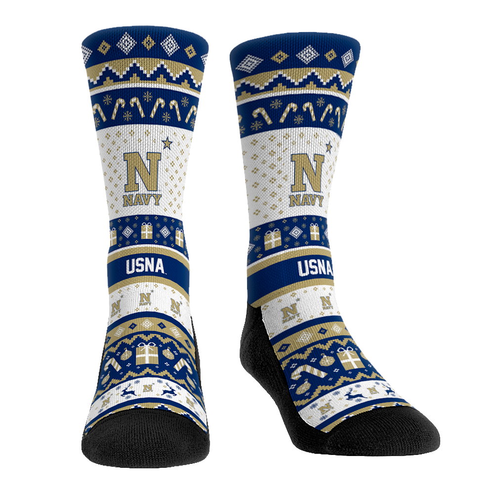 Navy Midshipmen - Tacky Sweater | Rock 'Em Socks