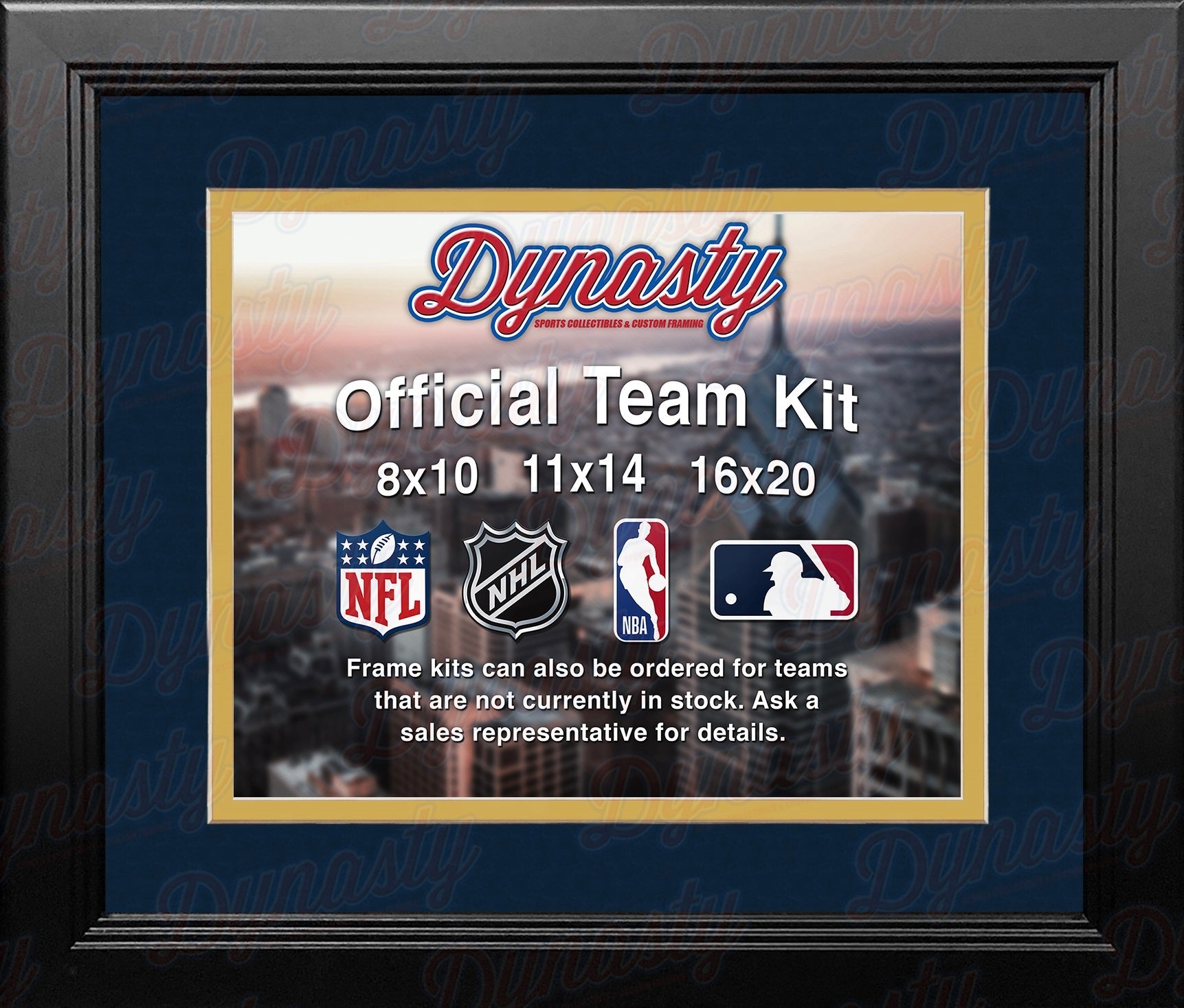 Los Angeles Chargers Custom NFL Football 8x10 Picture Frame Kit (Multiple Colors) 3
