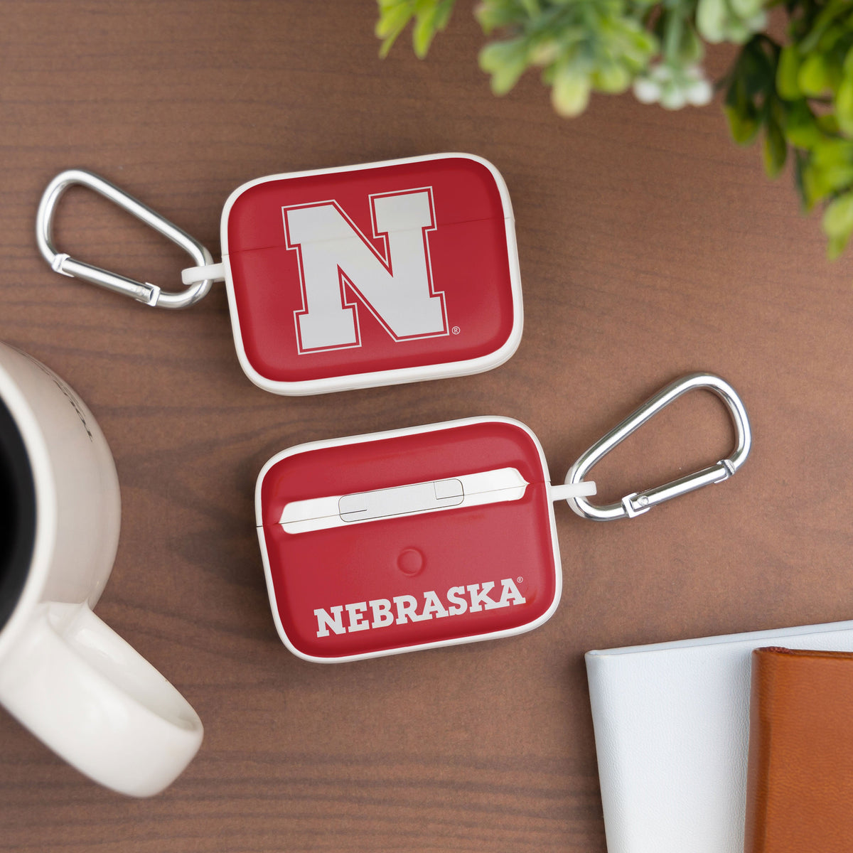 Nebraska Huskers HDX Apple Airpods Pro 1 & 2 Case Cover | Affinity Bands 2
