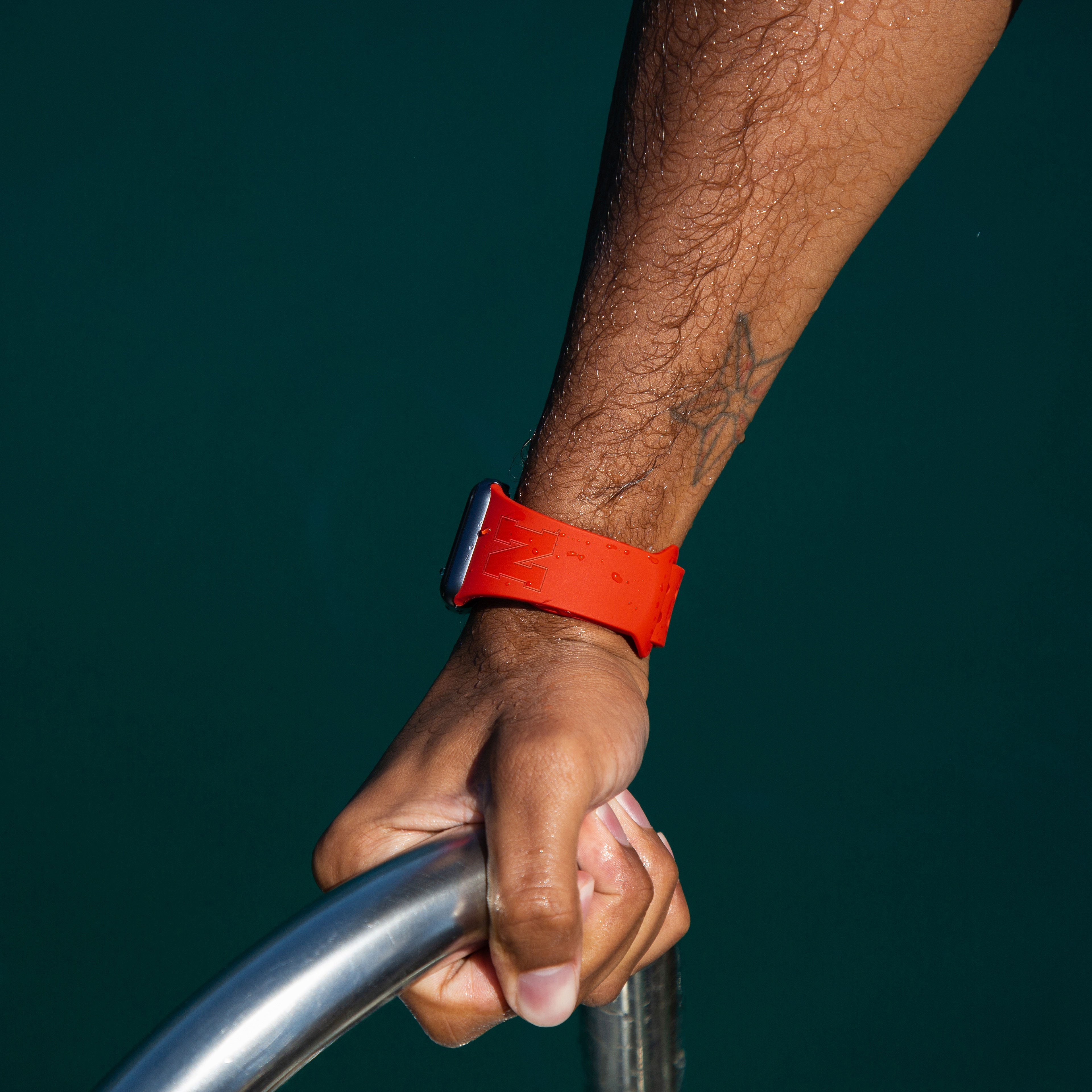 Nebraska Huskers Engraved Apple Watch Band 4