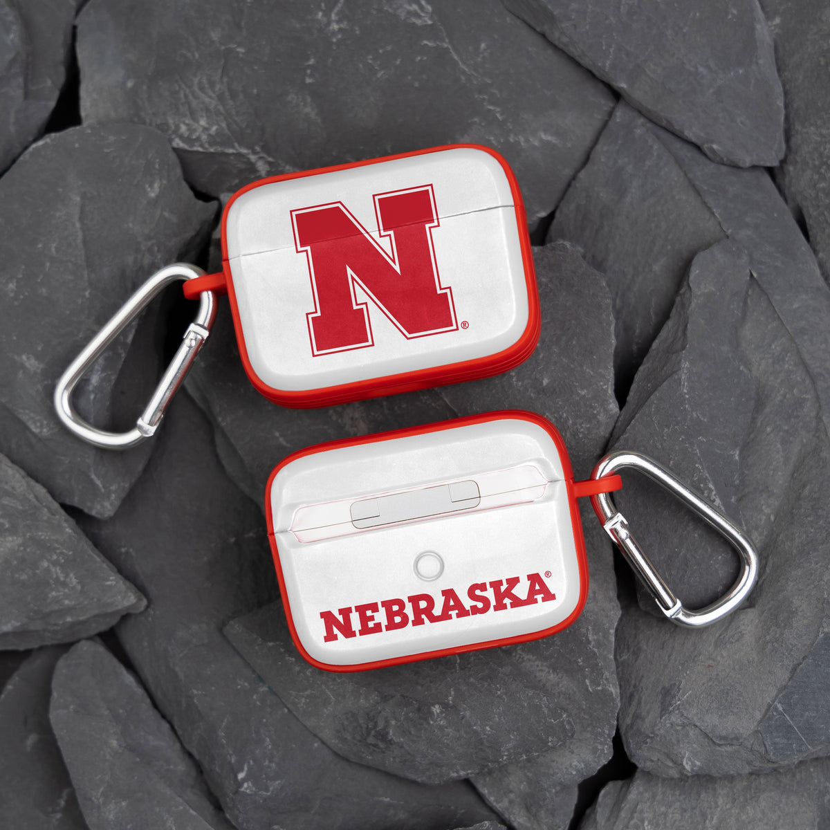 Nebraska Huskers HDX Apple Airpods Pro 1 & 2 Case Cover | Affinity Bands 10