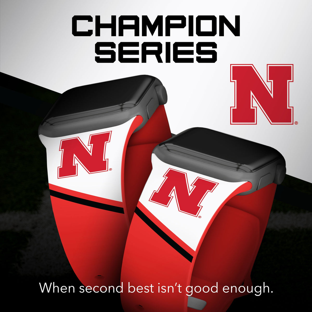 Nebraska Huskers HD Apple Watch Band | Affinity Bands 18