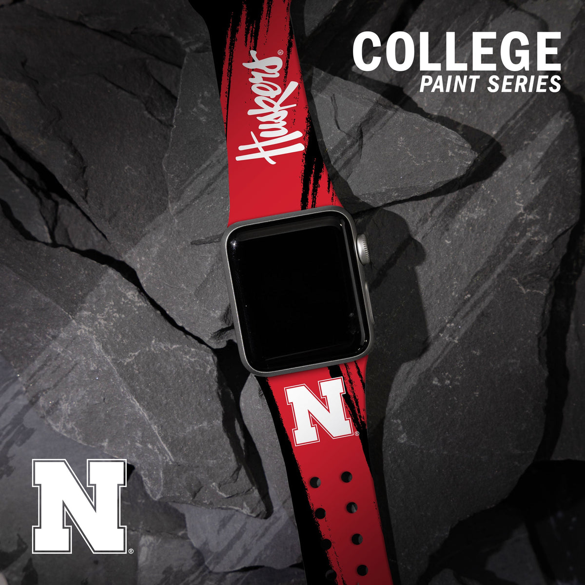 Nebraska Huskers HD Apple Watch Band | Affinity Bands 27