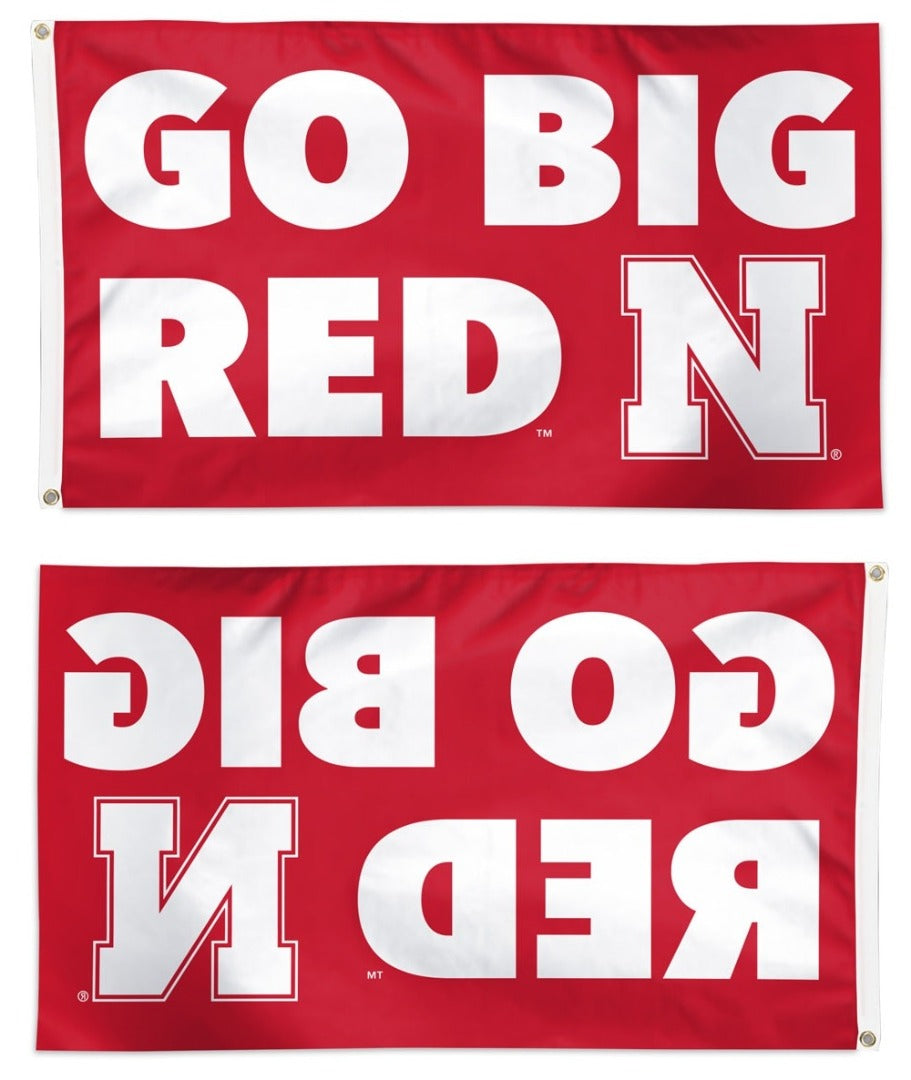 Nebraska Go Big Red Flag 3x5