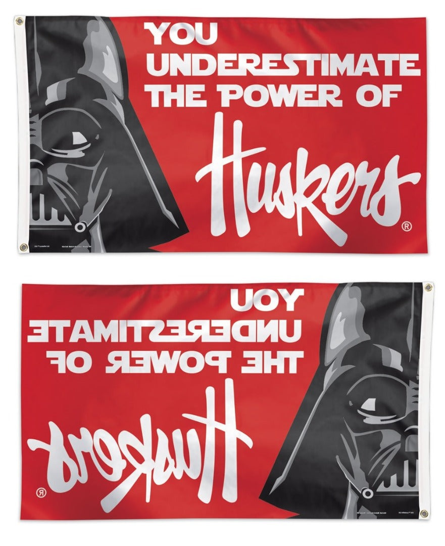 Nebraska Huskers Flag 3x5 Star Wars Darth Vader