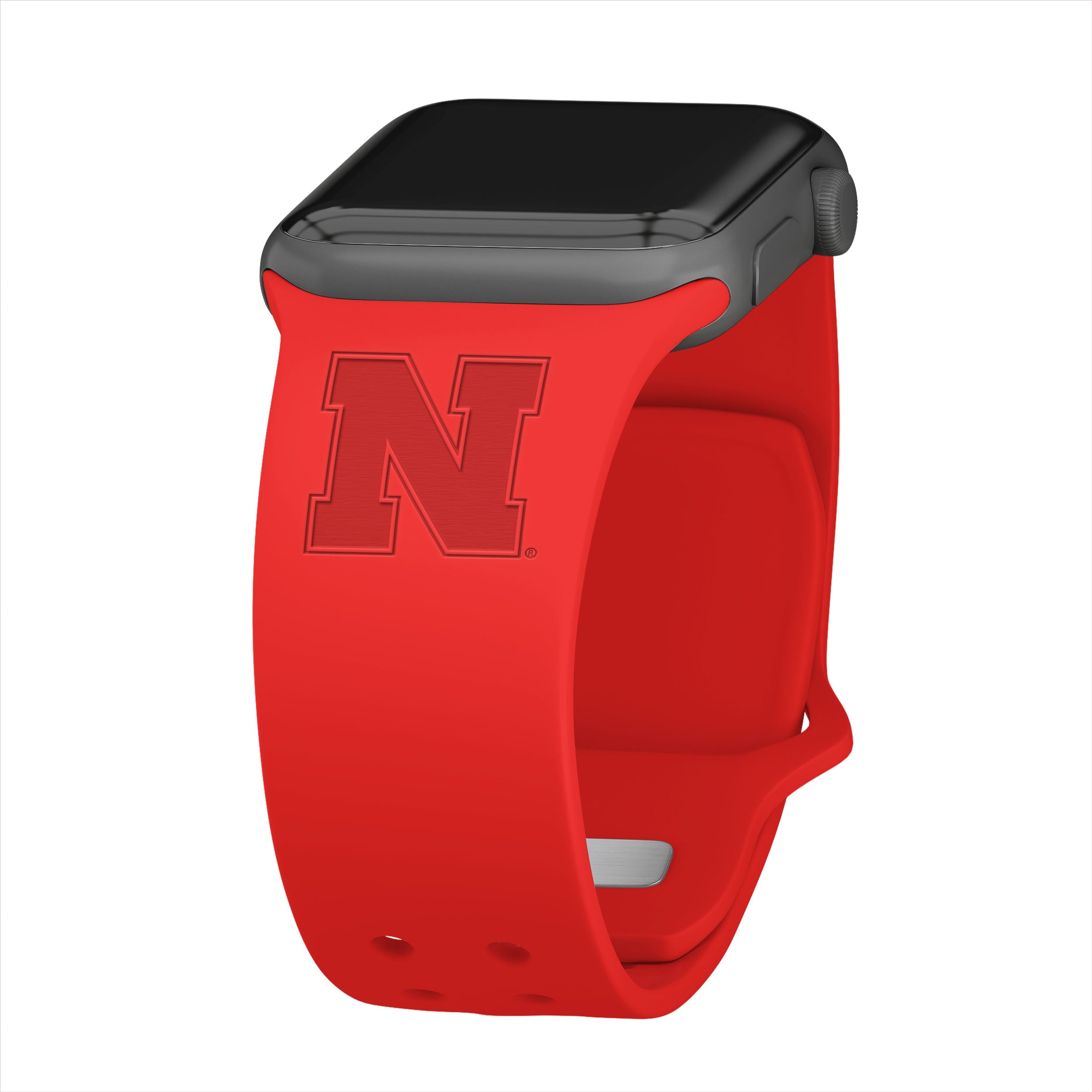 Nebraska Huskers Engraved Apple Watch Band 1