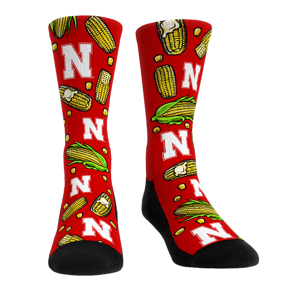 Nebraska Huskers - Corn All-Over | Rock 'Em Socks 1