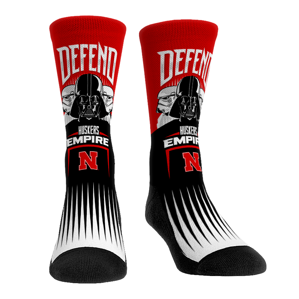 Nebraska Huskers - Star Wars  - Defend The Empire | Rock 'Em Socks 1