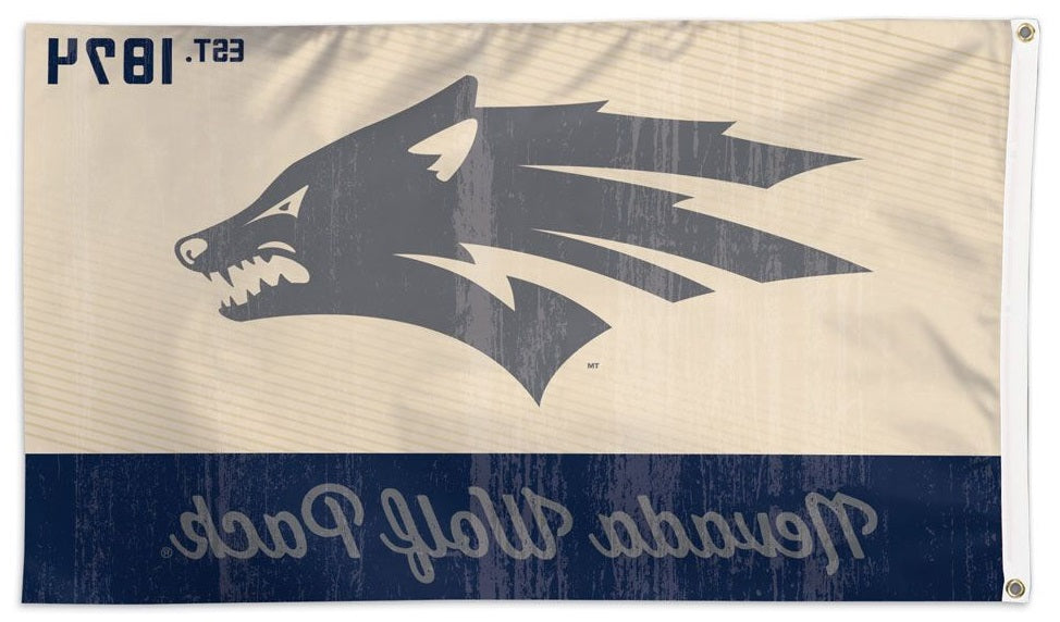 Nevada Wolfpack Flag Retro Est 1874 3x5